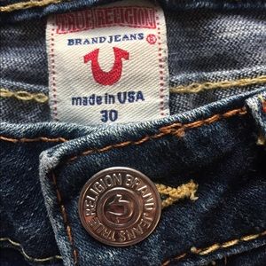 True Religion boot cut jeans